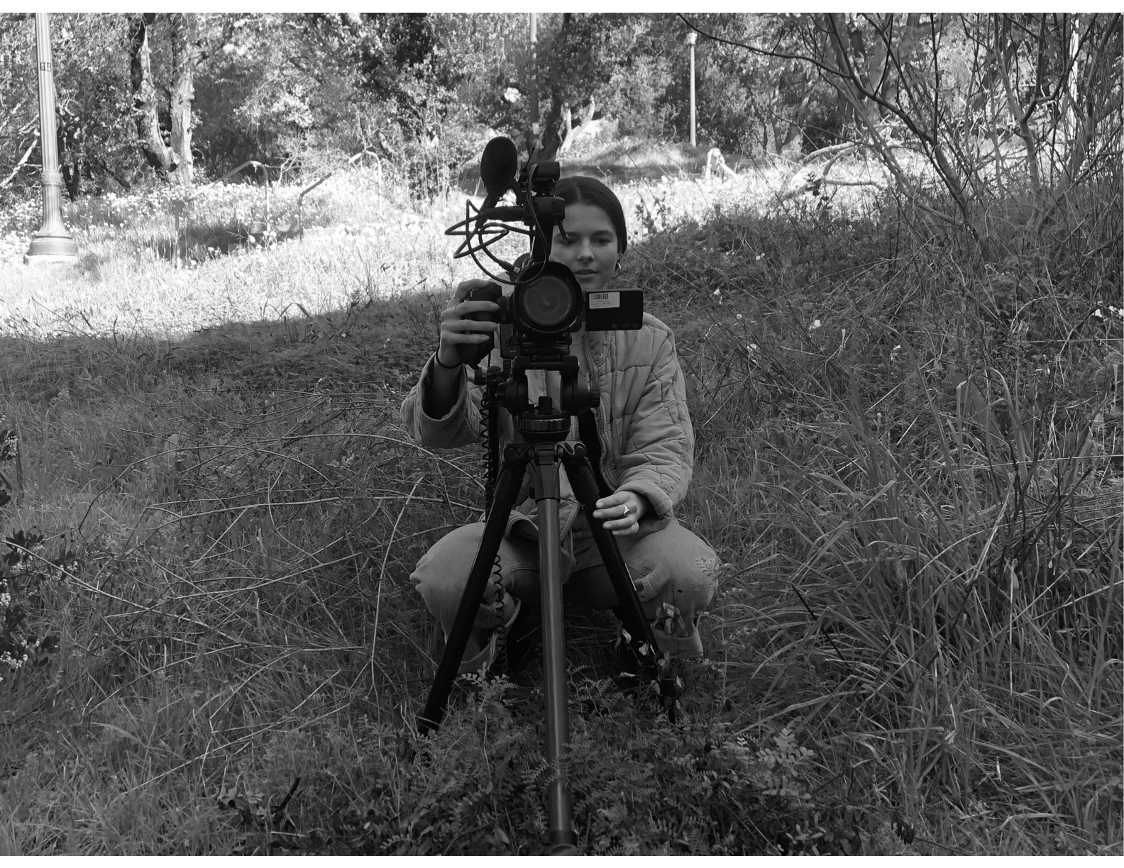 Ciella Sfirri behind the camera